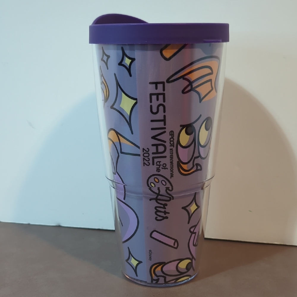 2022 Epcot International Festival Of The Arts Disney Figment 24oz Tervis Tumbler - Picture 1 of 10